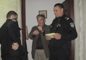 Grgo Mandic prelevato dalla polizia